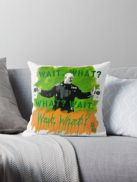 Wait, What? Dara O'Briain Throw Pillow