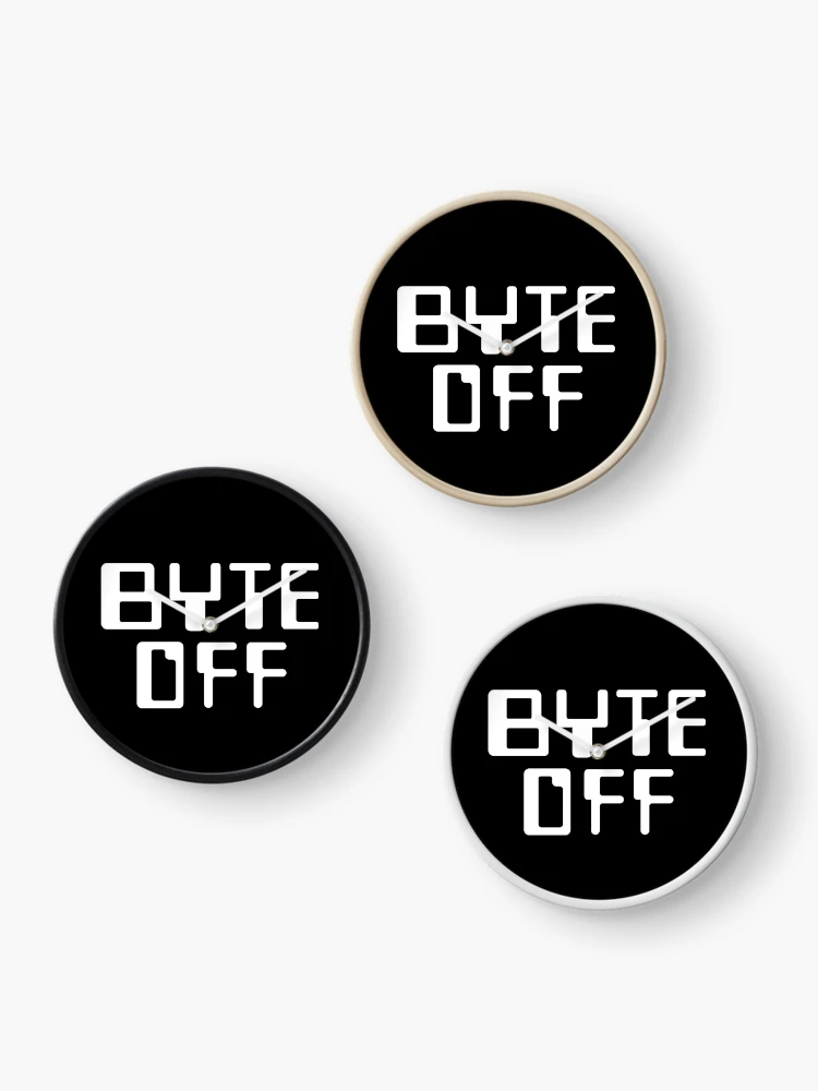 Thumbnail 3 of 4, Clock, Byte Off designed and sold by GeeksUnique.