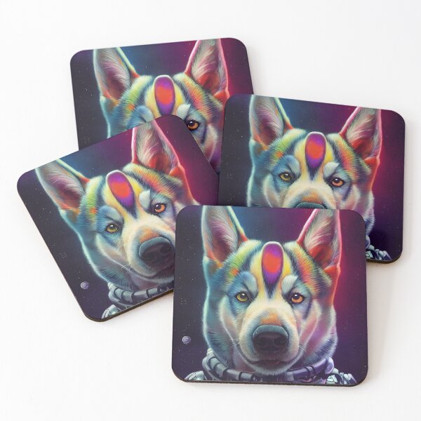 Item preview, Astronaut Husky Puppy Nr. 6 designed and sold by thesupremewiz.