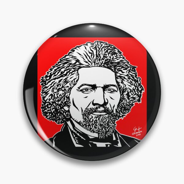 Item preview, FREDERICK DOUGLASS ink and acrylic portrait designed and sold by lautir.