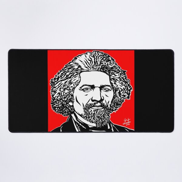 Item preview, FREDERICK DOUGLASS ink and acrylic portrait designed and sold by lautir.