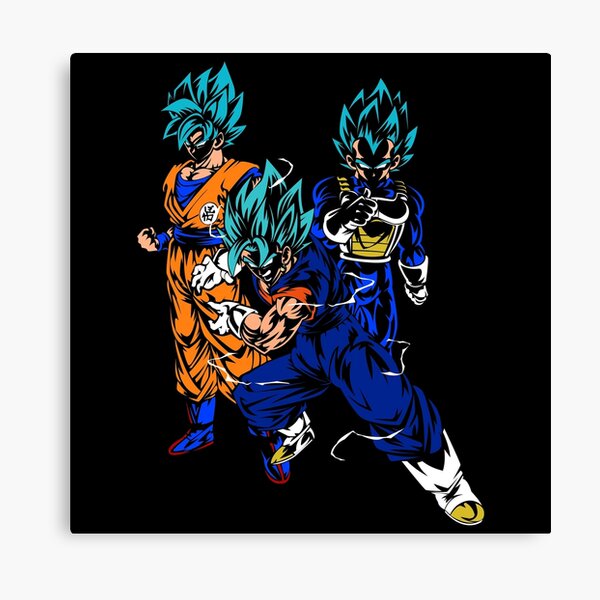 Super Dragon Ball Heroes Cumber Vs Vegito Blue Wallpaper Poster Canvas