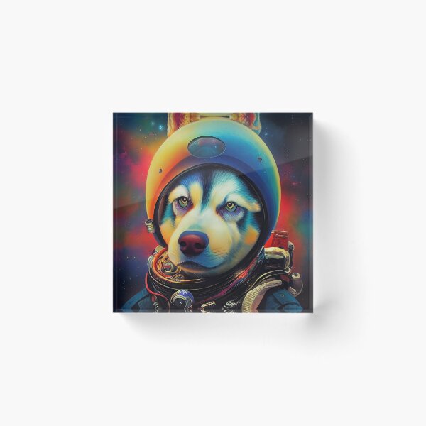 Item preview, Astronaut Husky Puppy Nr. 8 designed and sold by thesupremewiz.
