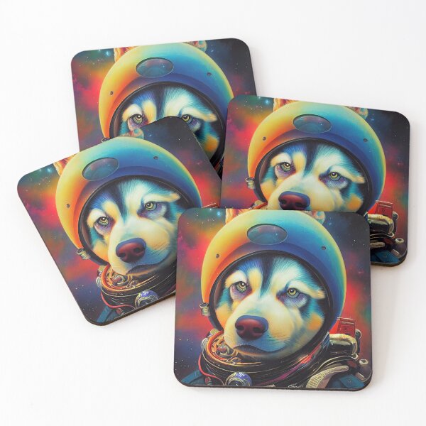 Item preview, Astronaut Husky Puppy Nr. 8 designed and sold by thesupremewiz.