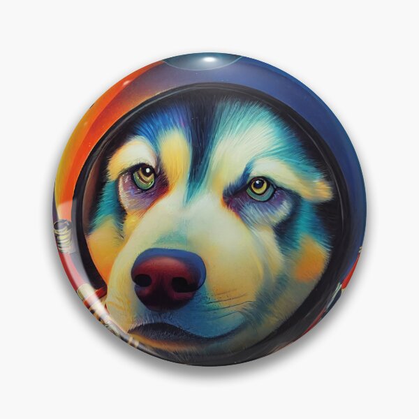 Item preview, Astronaut Husky Puppy Nr. 8 designed and sold by thesupremewiz.