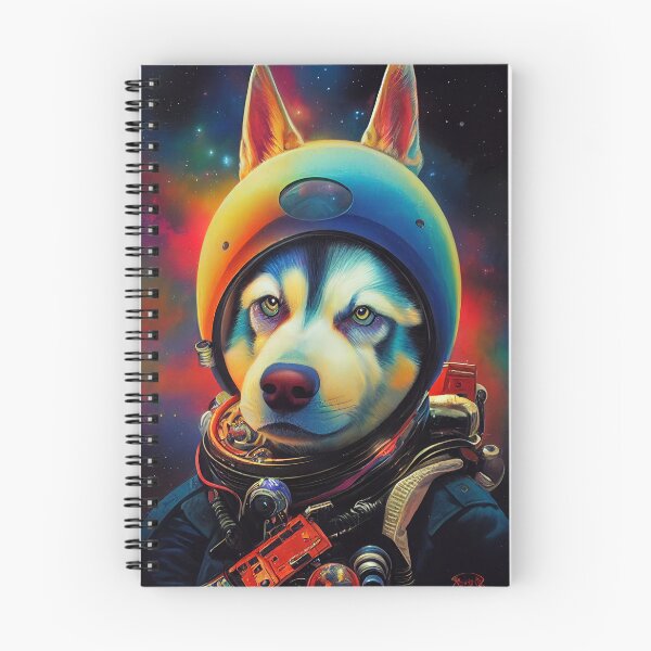 Item preview, Astronaut Husky Puppy Nr. 8 designed and sold by thesupremewiz.