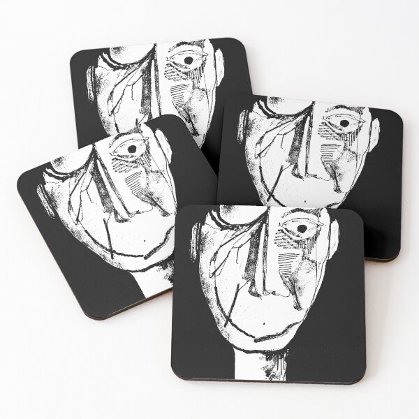 Item preview, abstract face drawing designed and sold by plutocreatess.