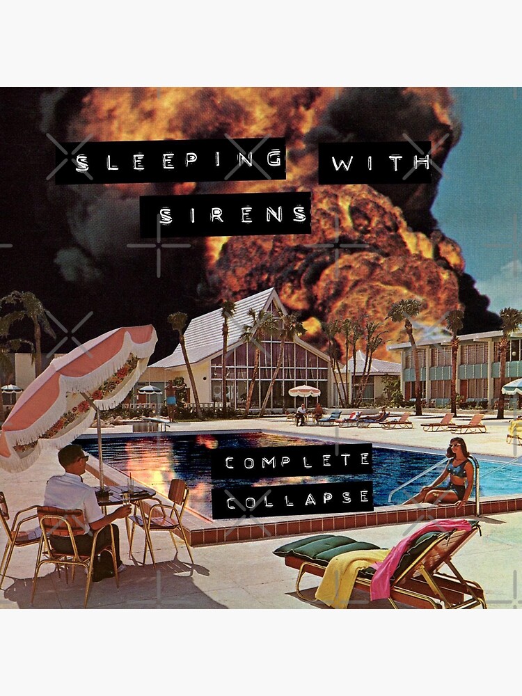 "sleeping with sirens complete collapse tour 2023 " Sticker for Sale by