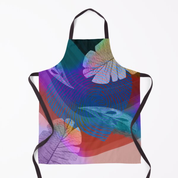Item preview, Abstract multicoloured leaves heart artwork designed and sold by TipTopTapo.