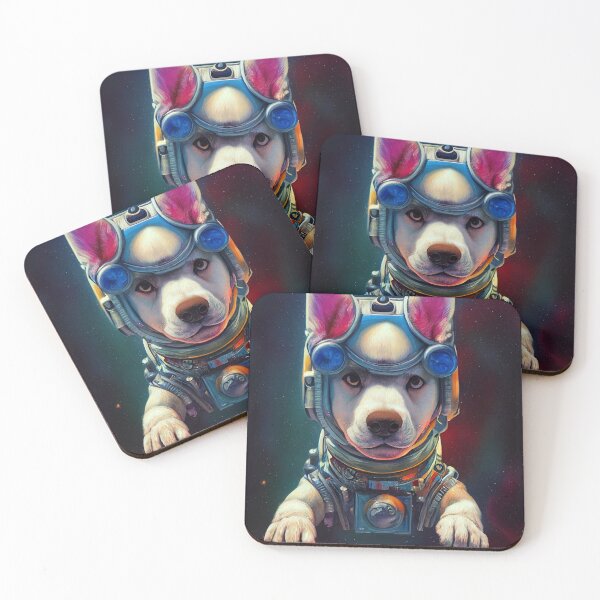 Item preview, Astronaut Husky Puppy Nr. 9 designed and sold by thesupremewiz.