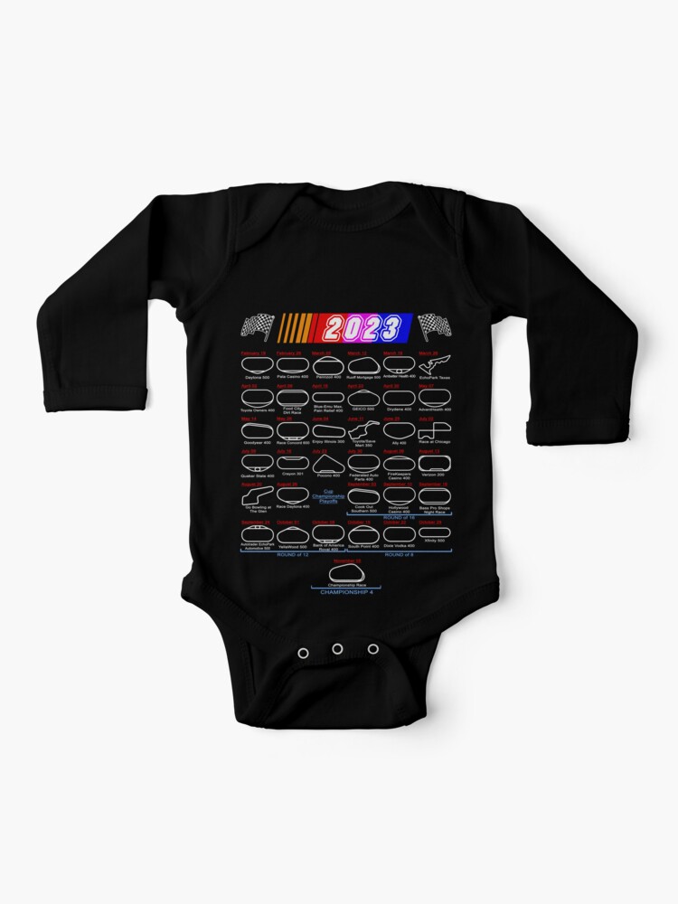 Schedule Nascar Cup Series 2023 Baby One Piece