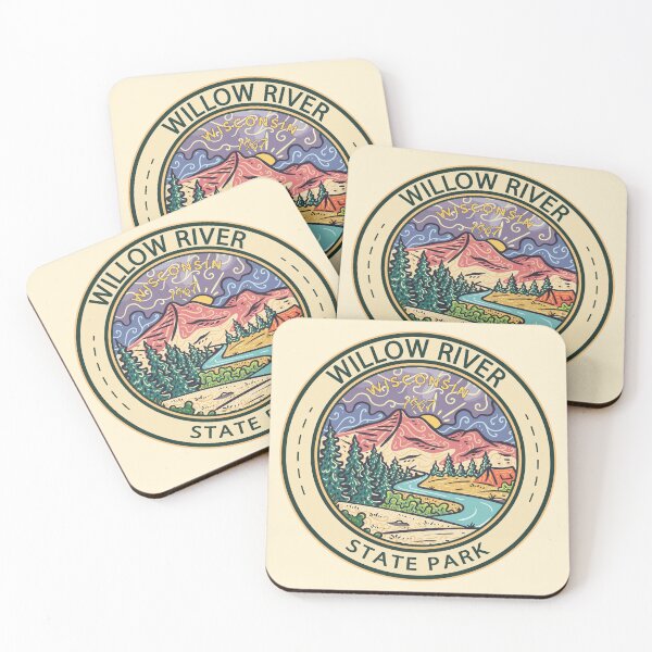 Item preview, Willow River State Park Wisconsin Badge designed and sold by KrisSidDesigns.