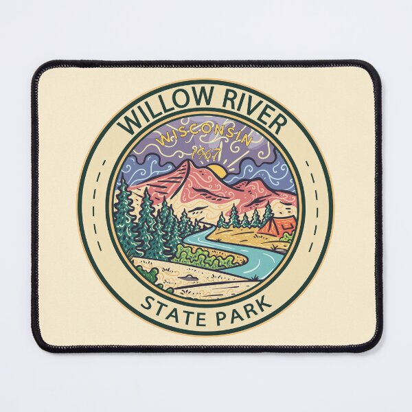 Item preview, Willow River State Park Wisconsin Badge designed and sold by KrisSidDesigns.