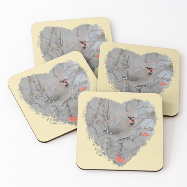 Item preview, Love Bohemian Waxwings designed and sold by Whisperingpeaks.