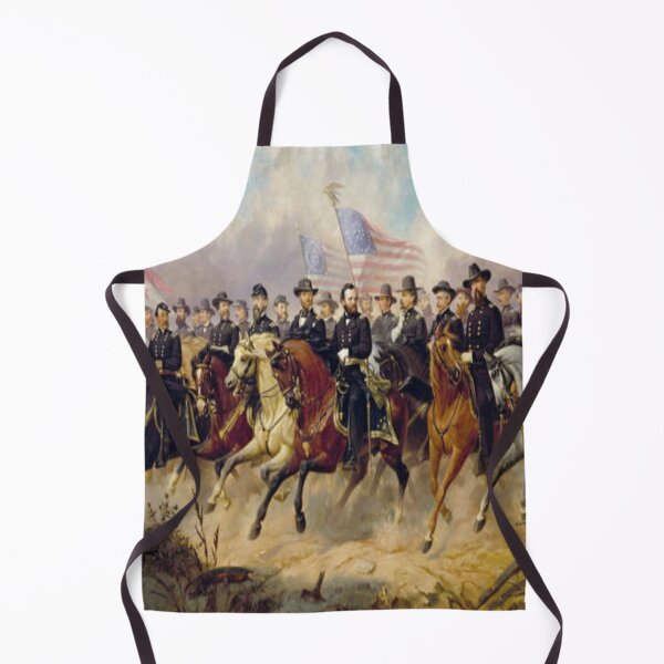 Item preview, American Civil War - General Grant and His Generals - Art Print Design designed and sold by TheHappyK.