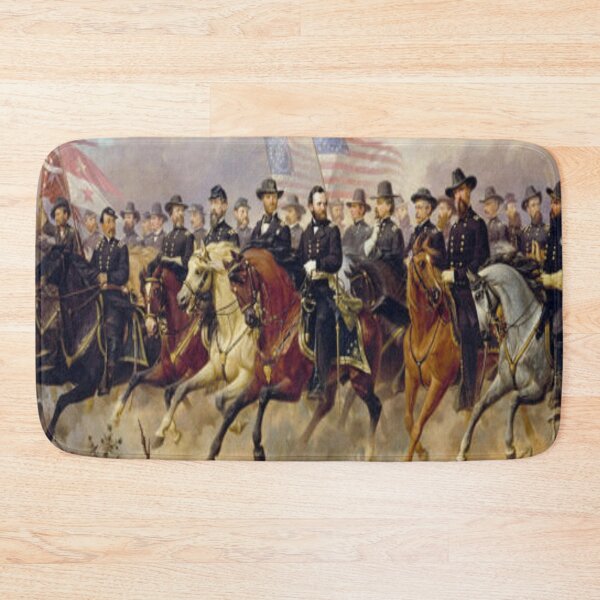 Item preview, American Civil War - General Grant and His Generals - Art Print Design designed and sold by TheHappyK.