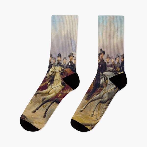 Item preview, American Civil War - General Grant and His Generals - Art Print Design designed and sold by TheHappyK.