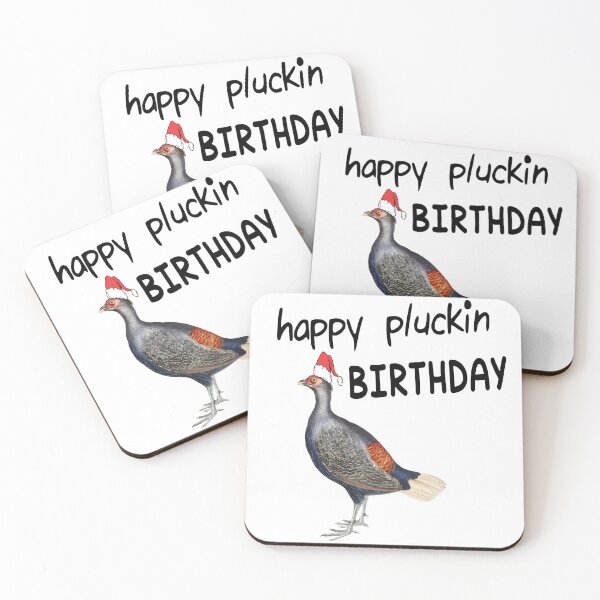 Item preview, Merry plucking Christmas Pheasant - Festive pheasants - game bird- Christmas Pheasant art  designed and sold by Ikgha.