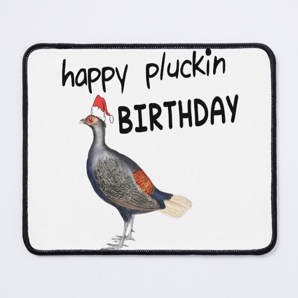 Item preview, Merry plucking Christmas Pheasant - Festive pheasants - game bird- Christmas Pheasant art designed and sold by Ikgha.