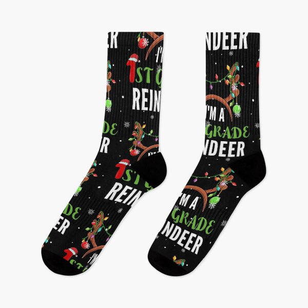 Item preview, Funny I'm 1st Grade Reindeer Christmas Pajamas For Teacher Student Kids  designed and sold by Unicorny-Design.
