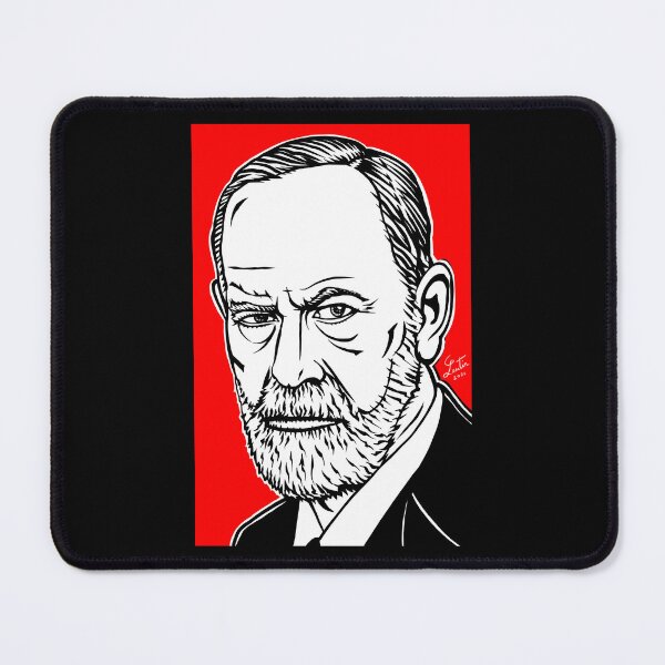 Item preview, SIGMUND FREUD ink and acrylic portrait designed and sold by lautir.