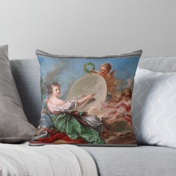 Item preview, Allégorie de la Peinture by François Boucher Remastered Xzendor7 Classical Art Old Masters Reproductions designed and sold by Xzendor7 Digital Art Creations.