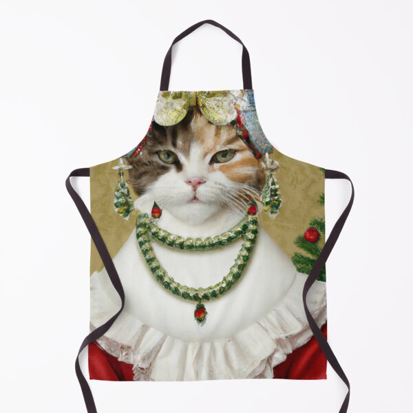 Item preview, Crazy, Kitty, Funny Royal Christmas, Pet Portrait, Royal Cat Paintings, Renaissance Pet King Portrait, Classic Pet Portrait, Print, Animal Wall Art designed and sold by RadRococo.