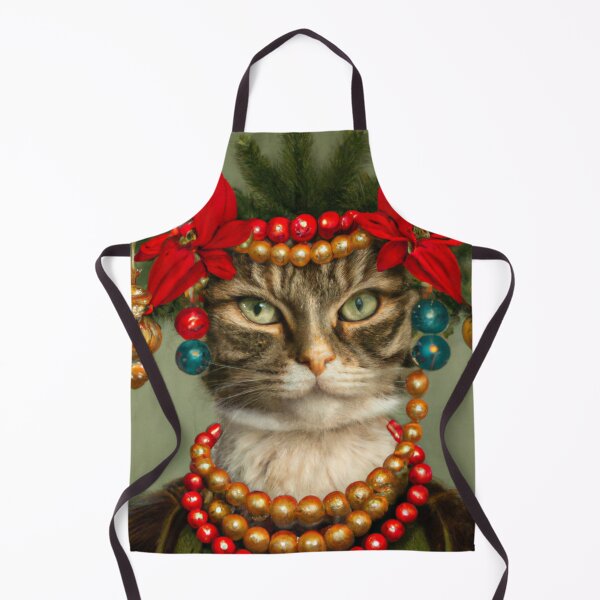 Item preview, Weird, Crazy, Kitty, Funny Royal Christmas, Pet Portrait, Royal Cat Paintings, Renaissance Pet King Portrait, Classic Pet Portrait, Print, Animal Wall Art designed and sold by RadRococo.