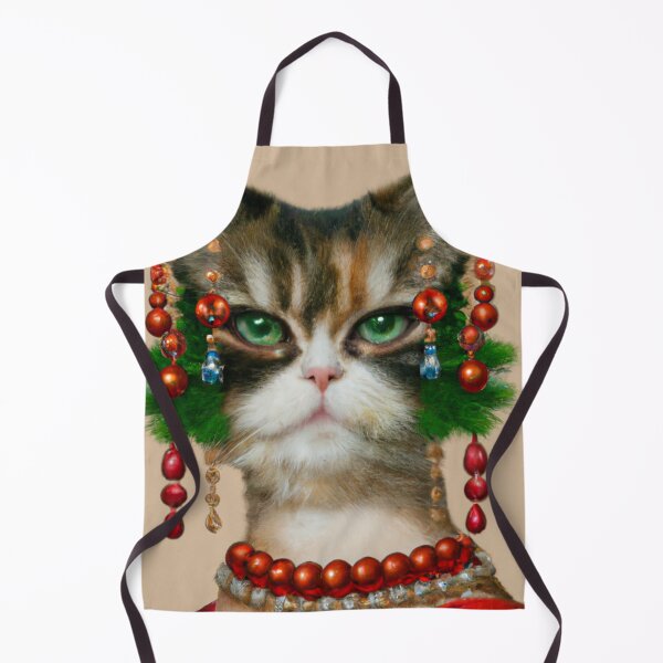Item preview, Unique, Crazy, Kitty, Funny Royal Christmas, Pet Portrait, Royal Cat Paintings, Renaissance Pet King Portrait, Classic Pet Portrait, Print, Animal Wall Art designed and sold by RadRococo.