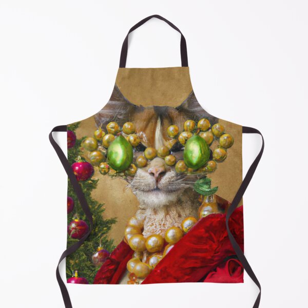 Item preview, Really Funny Crazy, Kitty, Funny Royal Christmas, Pet Portrait, Royal Cat Paintings, Renaissance Pet King Portrait, Classic Pet Portrait, Print, Animal Wall Art designed and sold by RadRococo.