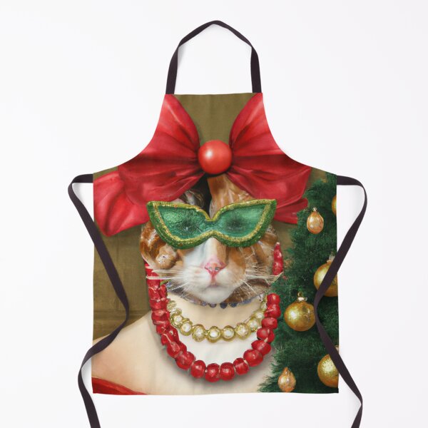 Item preview, Crazy, Kitty, Funny Royal Christmas, Pet Portrait, Royal Cat Paintings, Renaissance Pet King Portrait, Classic Pet Portrait, Print, Animal Wall Art designed and sold by RadRococo.