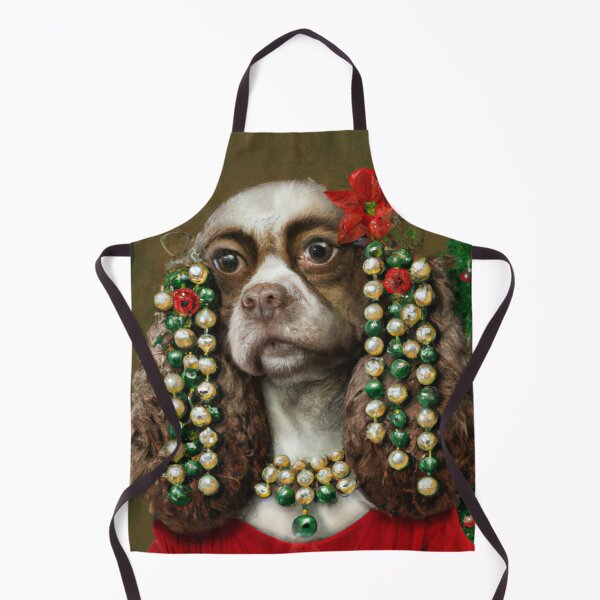 Item preview, Love, Crazy, Puppy, Dog, Funny Royal Christmas, Pet Portrait, Royal Doggie Paintings, Renaissance Pet King Portrait, Classic Pet Portrait, Print, Animal Wall Art designed and sold by RadRococo.
