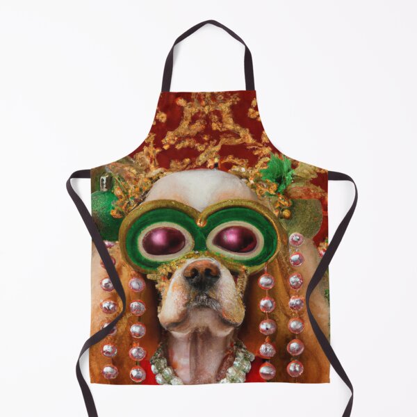 Item preview, Love, Crazy, Puppy, Dog, Funny Royal Christmas, Pet Portrait, Royal Doggie Paintings, Renaissance Pet King Portrait, Classic Pet Portrait, Print, Animal Wall Art designed and sold by RadRococo.