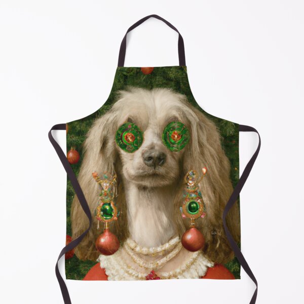 Item preview, Love, Crazy, Puppy, Dog, Funny Royal Christmas, Pet Portrait, Royal Doggie Paintings, Renaissance Pet King Portrait, Classic Pet Portrait, Print, Animal Wall Art designed and sold by RadRococo.