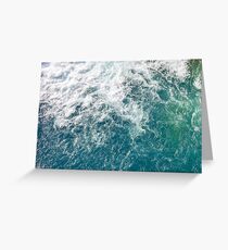 Water surface Greeting Card