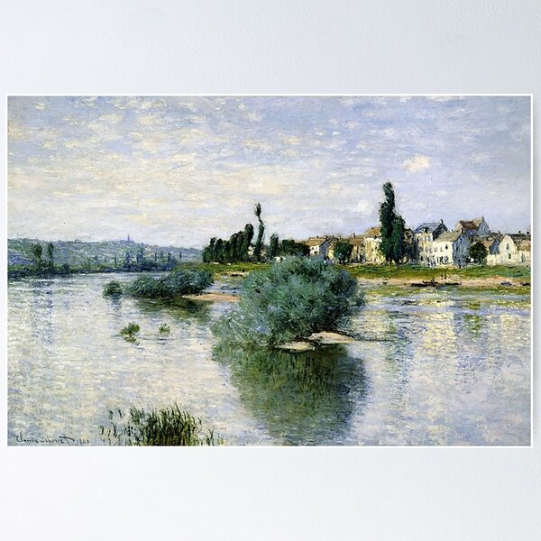 Item preview, Monet The Seine at Lavacourt designed and sold by tomorrowsart.