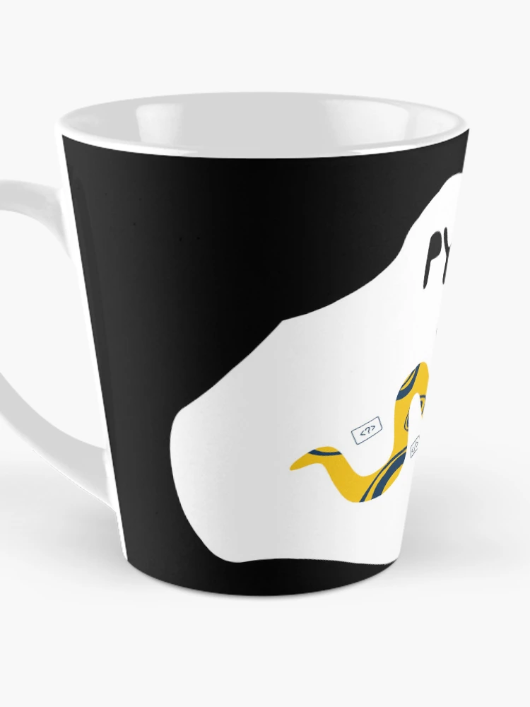 Thumbnail 3 of 4, Coffee Mug, Python Programming Language T-Shirt Design designed and sold by deepakrode7.
