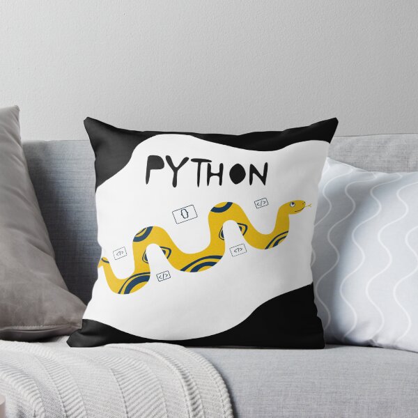 Item preview, Python Programming Language T-Shirt Design designed and sold by deepakrode7.