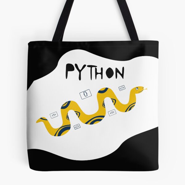 Item preview, Python Programming Language T-Shirt Design designed and sold by deepakrode7.