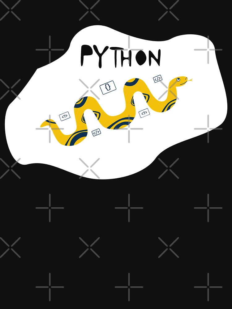 Thumbnail 6 of 6, Pullover Sweatshirt, Python Programming Language T-Shirt Design designed and sold by deepakrode7.