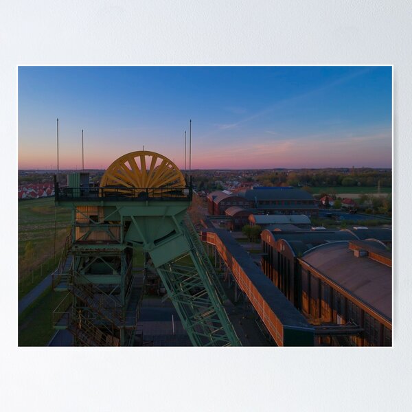 Item preview, Westphalia colliery in the evening hours designed and sold by kohlenjunge.