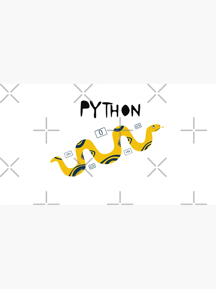 Thumbnail 3 of 3, Cap, Python Programming Language T-Shirt Design designed and sold by deepakrode7.