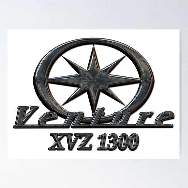 Item preview, Royal Star Venture XVZ 1300 Star Logo Metal designed and sold by KlaraBubble.