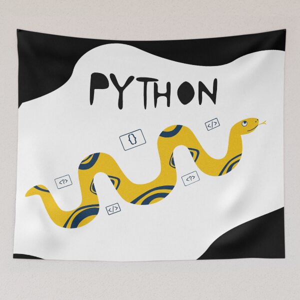 Item preview, Python Programming Language T-Shirt Design designed and sold by deepakrode7.