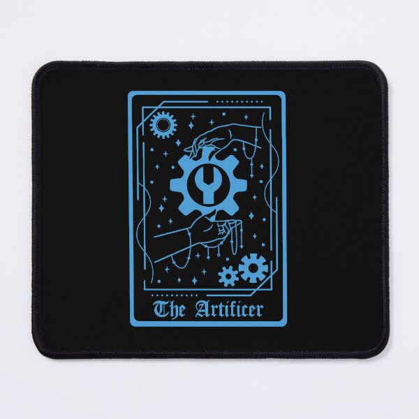 Item preview, D&D Artificer Class Tarot Card designed and sold by sunburstrpg.