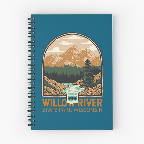 Item preview, Willow River State Park Wisconsin Emblem designed and sold by KrisSidDesigns.