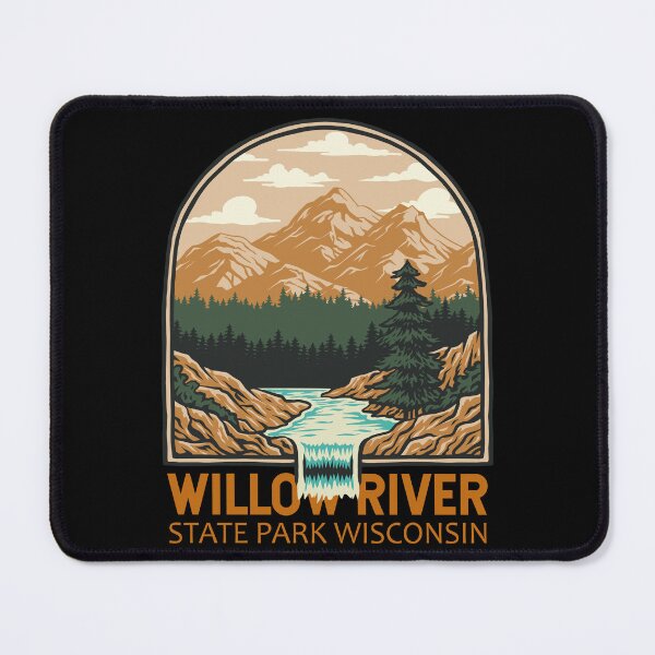 Item preview, Willow River State Park Wisconsin Emblem designed and sold by KrisSidDesigns.