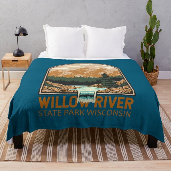 Item preview, Willow River State Park Wisconsin Emblem designed and sold by KrisSidDesigns.