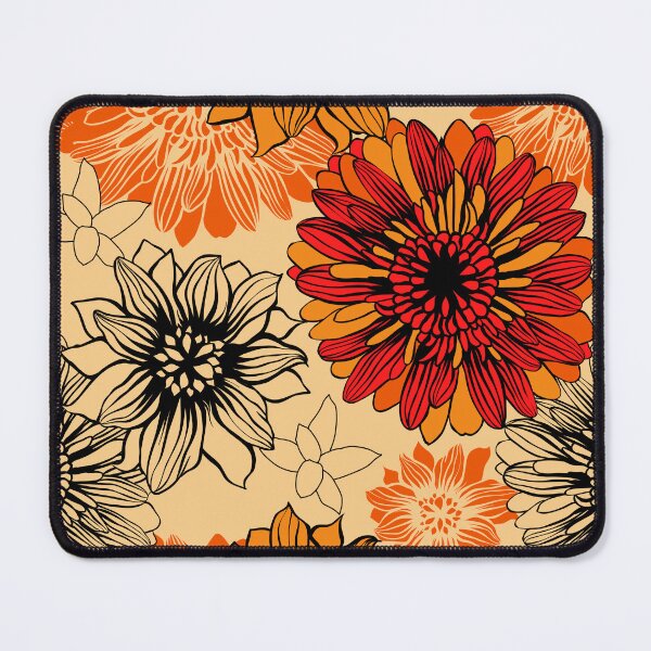 Aperçu de l'œuvre Motif de fleurs oranges créée et vendue par Stormpaint.