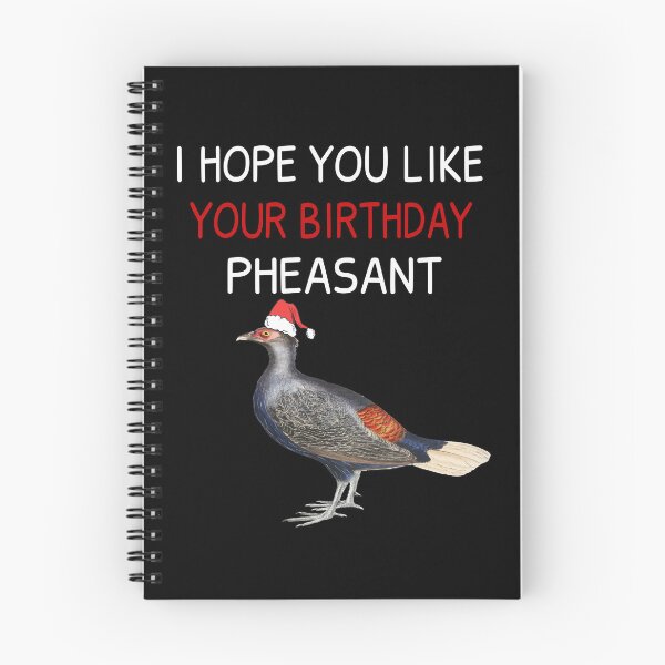 Item preview, Pheasant birthday card - fun birthday card - birthday card - pheasant - funny birthday designed and sold by Ikgha.